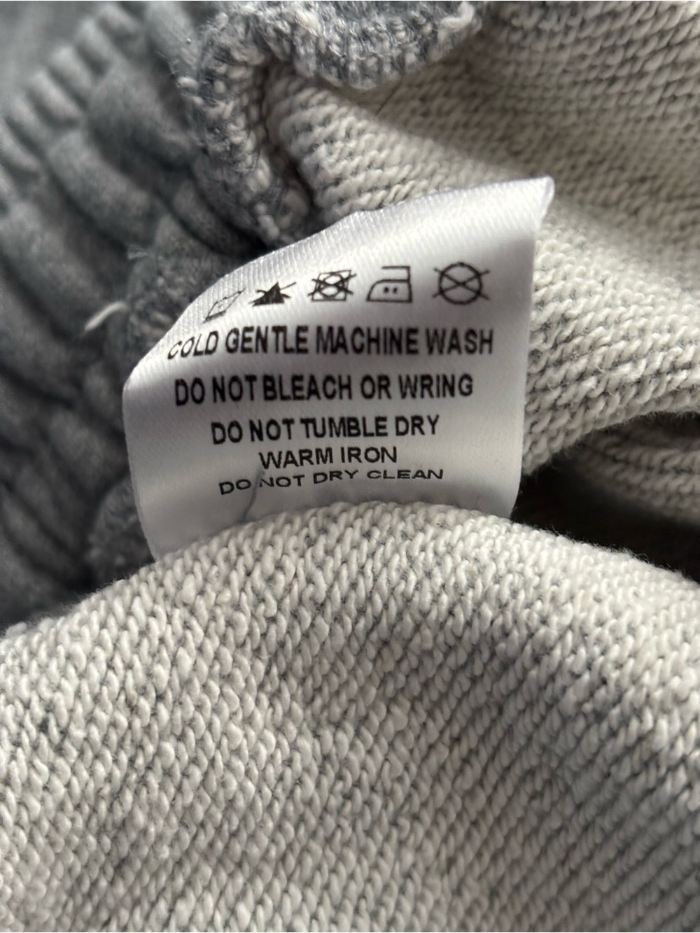 Princess Polly Cropped Wide Leg Culotte Relaxed Heather Gray Sweat Pant 4 - Picture 5 of 6